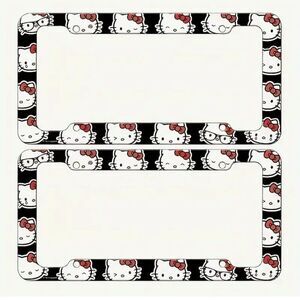 NWT! Hello Kitty License Plate Frame Set (2-Pack)